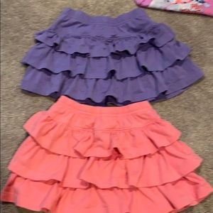 Hanna andersson skort 2 pair size 110/5